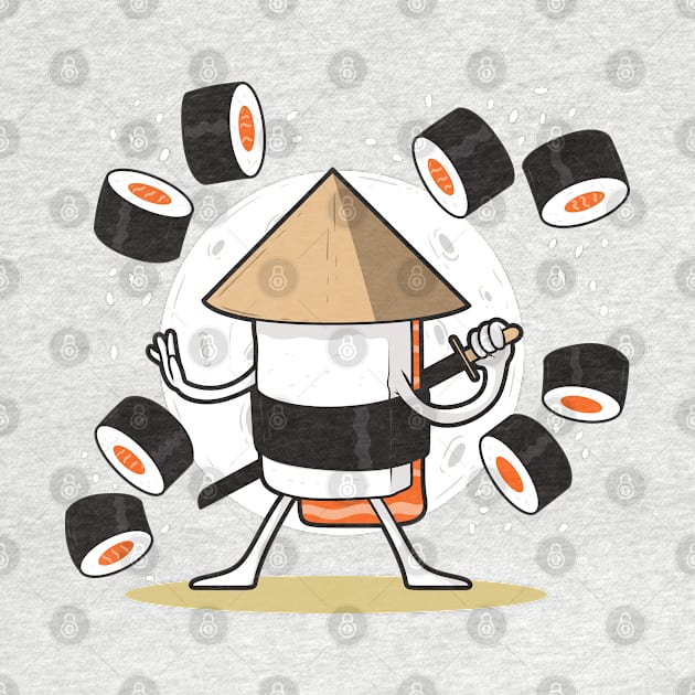 Sushi Samurai by Blazedfalcon